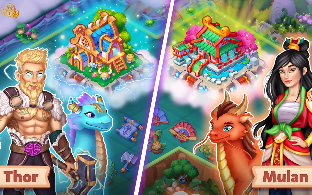 Tales & Dragons: Merge Puzzle screenshot