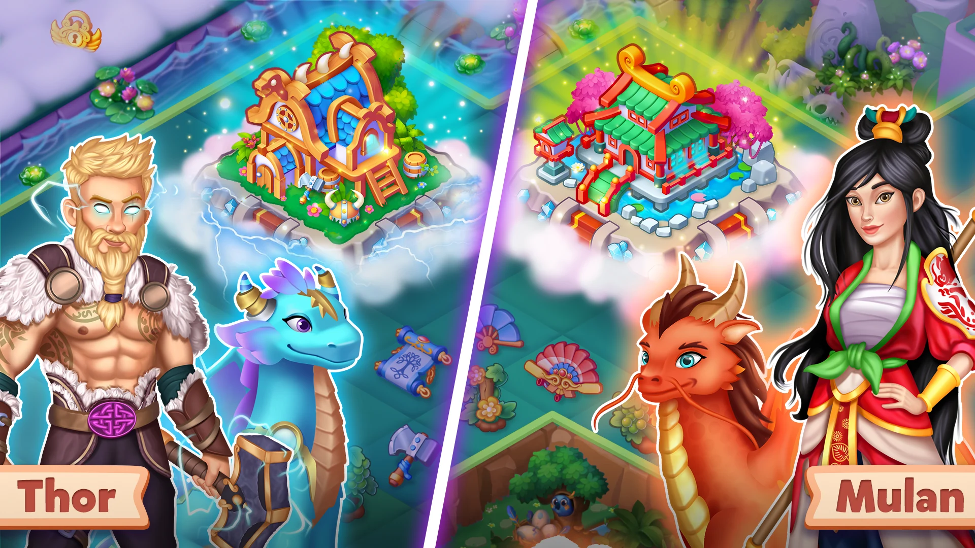 Tales & Dragons: Merge Puzzle screenshot
